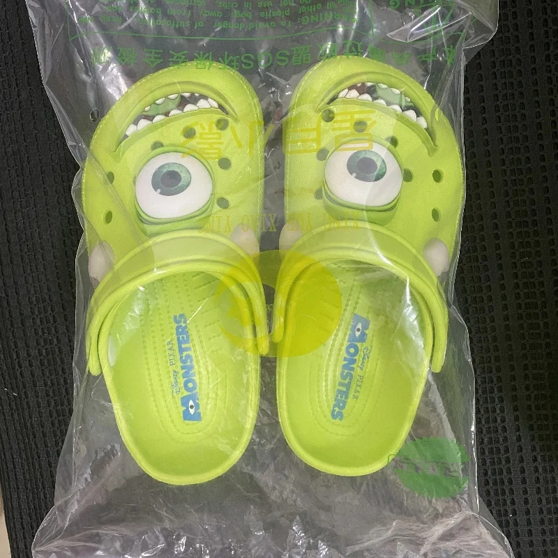 2025 New Disney Mike Mcqueens Pix Cartoon Solid Waterproof Slippers Fit Ages 0-8 Children Outdoor Sandals Breathable Eva Shoes - Image 3