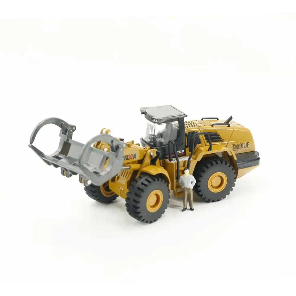 Huina 1:50 static mixer dump truck loader roller engineering vehicle suit excavator model children's toy engineering alloy model - Image 5