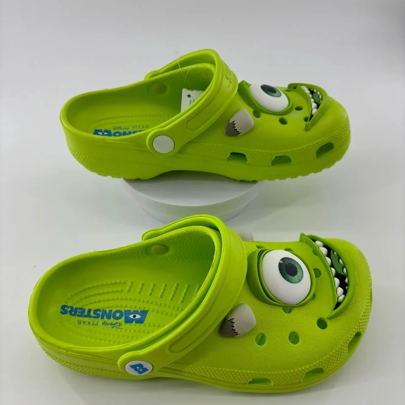 2025 New Disney Mike Mcqueens Pix Cartoon Solid Waterproof Slippers Fit Ages 0-8 Children Outdoor Sandals Breathable Eva Shoes - Image 4