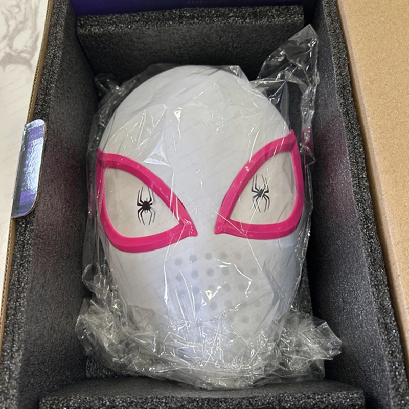 Hot Marvel Gwen Spider-Man Mask 1:1 Spiderman Masks with Faceshell Halloween Cosplay Costume Replica Birthday Gift - Image 2