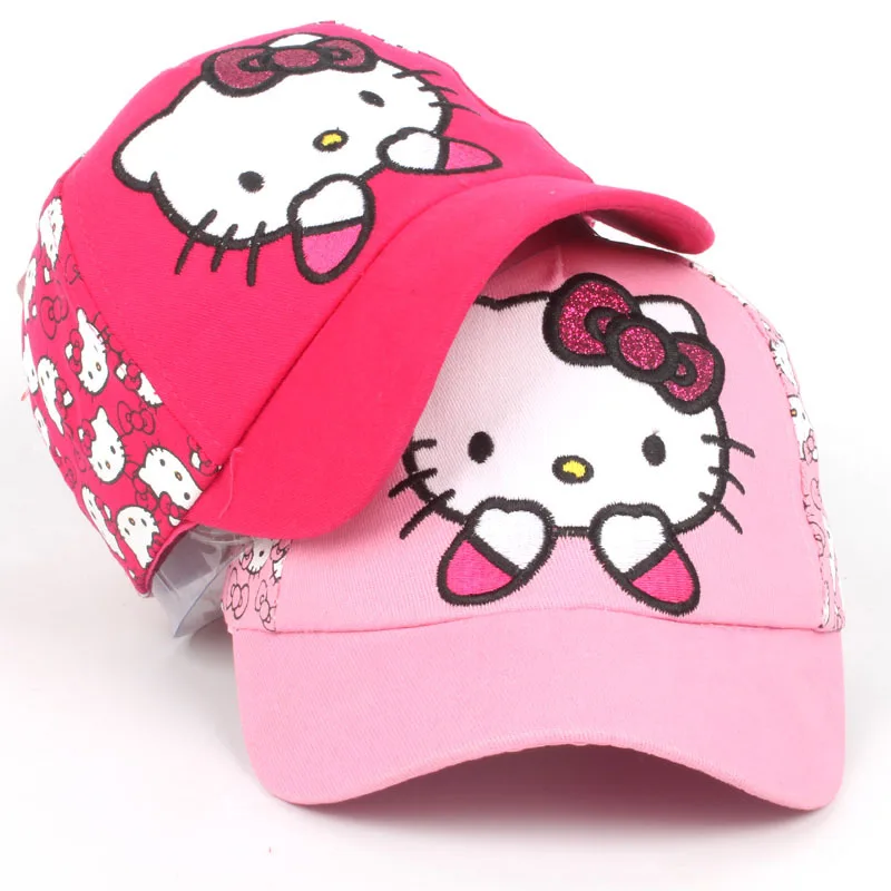 Sanrio Semi Grid Baseball Cap New Kuromi Cinnamoroll My Melody Cap For Children Kawaii Cartoon Cap For Boys And Girls Gifts